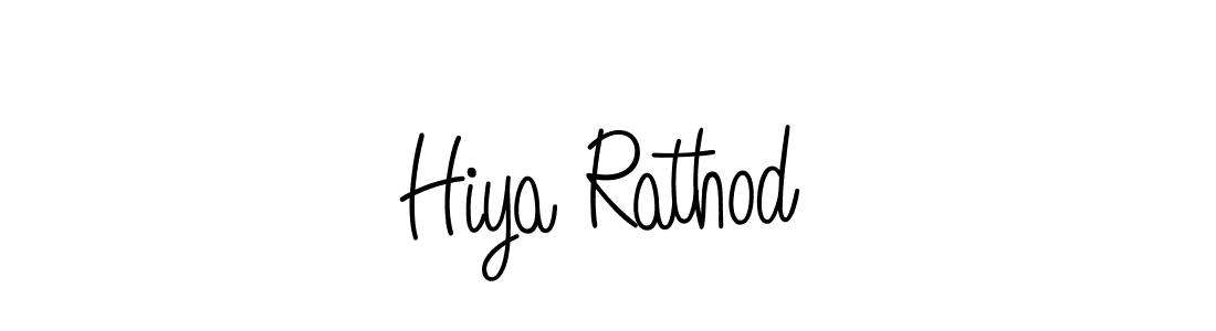 How to make Hiya Rathod signature? Angelique-Rose-font-FFP is a professional autograph style. Create handwritten signature for Hiya Rathod name. Hiya Rathod signature style 5 images and pictures png