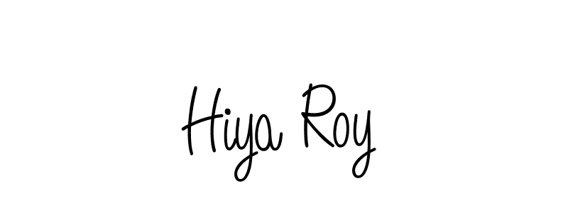 Angelique-Rose-font-FFP is a professional signature style that is perfect for those who want to add a touch of class to their signature. It is also a great choice for those who want to make their signature more unique. Get Hiya Roy name to fancy signature for free. Hiya Roy signature style 5 images and pictures png