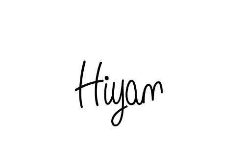 How to make Hiyan signature? Angelique-Rose-font-FFP is a professional autograph style. Create handwritten signature for Hiyan name. Hiyan signature style 5 images and pictures png