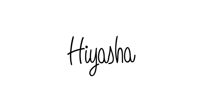 Hiyasha stylish signature style. Best Handwritten Sign (Angelique-Rose-font-FFP) for my name. Handwritten Signature Collection Ideas for my name Hiyasha. Hiyasha signature style 5 images and pictures png