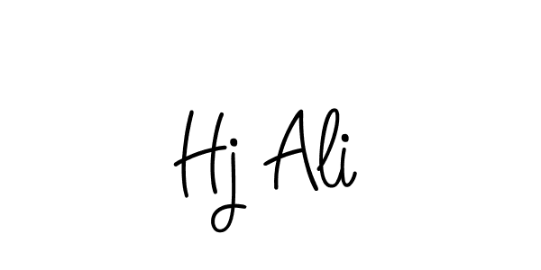 Also we have Hj Ali name is the best signature style. Create professional handwritten signature collection using Angelique-Rose-font-FFP autograph style. Hj Ali signature style 5 images and pictures png