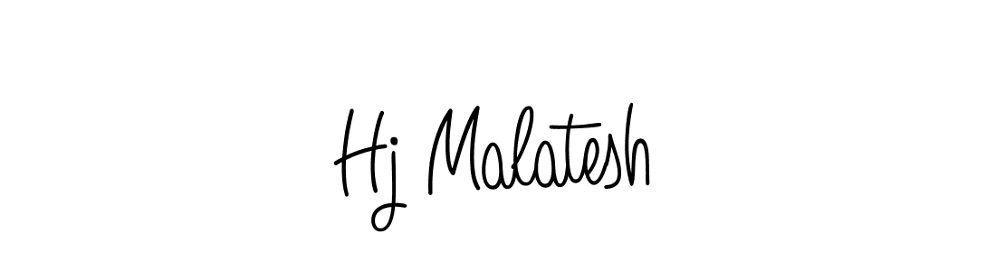 Make a short Hj Malatesh signature style. Manage your documents anywhere anytime using Angelique-Rose-font-FFP. Create and add eSignatures, submit forms, share and send files easily. Hj Malatesh signature style 5 images and pictures png