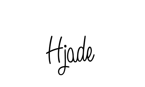 Make a beautiful signature design for name Hjade. Use this online signature maker to create a handwritten signature for free. Hjade signature style 5 images and pictures png