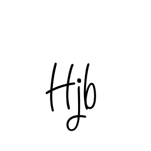 Design your own signature with our free online signature maker. With this signature software, you can create a handwritten (Angelique-Rose-font-FFP) signature for name Hjb. Hjb signature style 5 images and pictures png