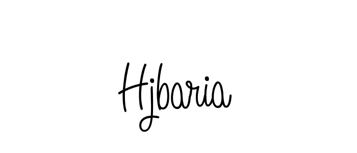 Design your own signature with our free online signature maker. With this signature software, you can create a handwritten (Angelique-Rose-font-FFP) signature for name Hjbaria. Hjbaria signature style 5 images and pictures png