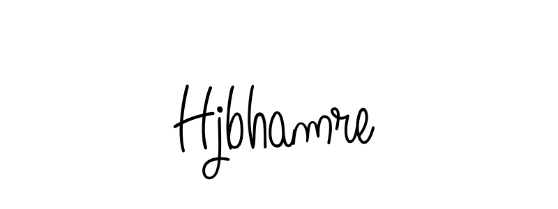 Hjbhamre stylish signature style. Best Handwritten Sign (Angelique-Rose-font-FFP) for my name. Handwritten Signature Collection Ideas for my name Hjbhamre. Hjbhamre signature style 5 images and pictures png