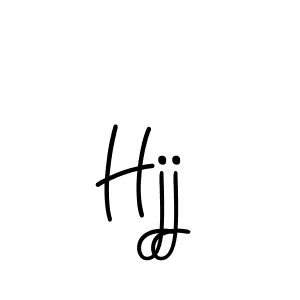 Make a beautiful signature design for name Hjj. With this signature (Angelique-Rose-font-FFP) style, you can create a handwritten signature for free. Hjj signature style 5 images and pictures png