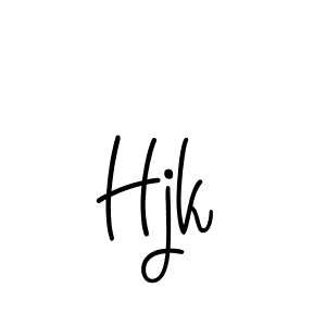 Also we have Hjk name is the best signature style. Create professional handwritten signature collection using Angelique-Rose-font-FFP autograph style. Hjk signature style 5 images and pictures png