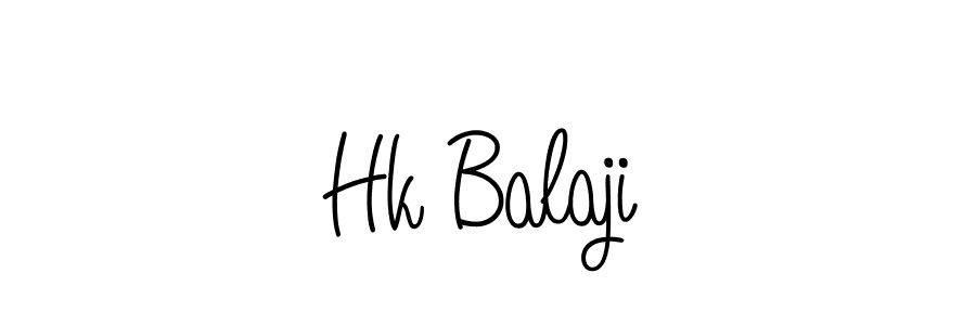 The best way (Angelique-Rose-font-FFP) to make a short signature is to pick only two or three words in your name. The name Hk Balaji include a total of six letters. For converting this name. Hk Balaji signature style 5 images and pictures png