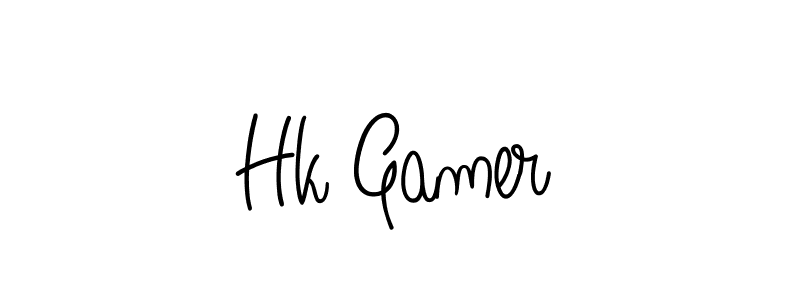 It looks lik you need a new signature style for name Hk Gamer. Design unique handwritten (Angelique-Rose-font-FFP) signature with our free signature maker in just a few clicks. Hk Gamer signature style 5 images and pictures png