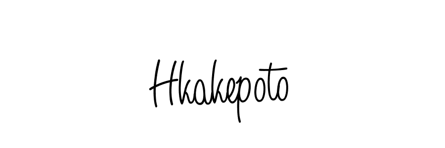 You should practise on your own different ways (Angelique-Rose-font-FFP) to write your name (Hkakepoto) in signature. don't let someone else do it for you. Hkakepoto signature style 5 images and pictures png