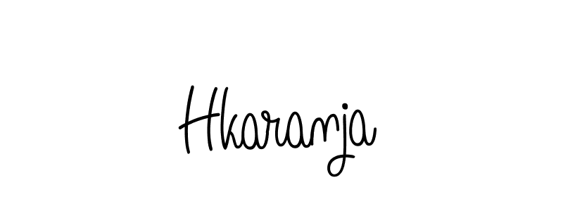 How to make Hkaranja name signature. Use Angelique-Rose-font-FFP style for creating short signs online. This is the latest handwritten sign. Hkaranja signature style 5 images and pictures png