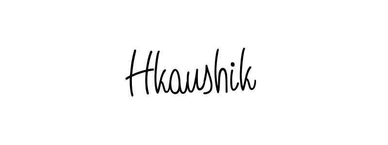 if you are searching for the best signature style for your name Hkaushik. so please give up your signature search. here we have designed multiple signature styles  using Angelique-Rose-font-FFP. Hkaushik signature style 5 images and pictures png