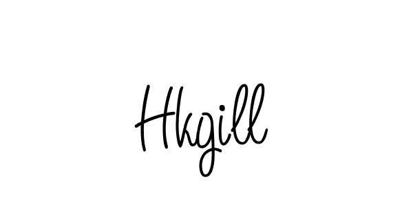 Angelique-Rose-font-FFP is a professional signature style that is perfect for those who want to add a touch of class to their signature. It is also a great choice for those who want to make their signature more unique. Get Hkgill name to fancy signature for free. Hkgill signature style 5 images and pictures png