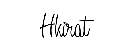 Use a signature maker to create a handwritten signature online. With this signature software, you can design (Angelique-Rose-font-FFP) your own signature for name Hkirat. Hkirat signature style 5 images and pictures png