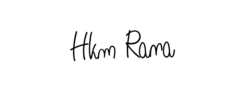 Create a beautiful signature design for name Hkm Rana. With this signature (Angelique-Rose-font-FFP) fonts, you can make a handwritten signature for free. Hkm Rana signature style 5 images and pictures png