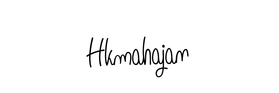 How to make Hkmahajan name signature. Use Angelique-Rose-font-FFP style for creating short signs online. This is the latest handwritten sign. Hkmahajan signature style 5 images and pictures png