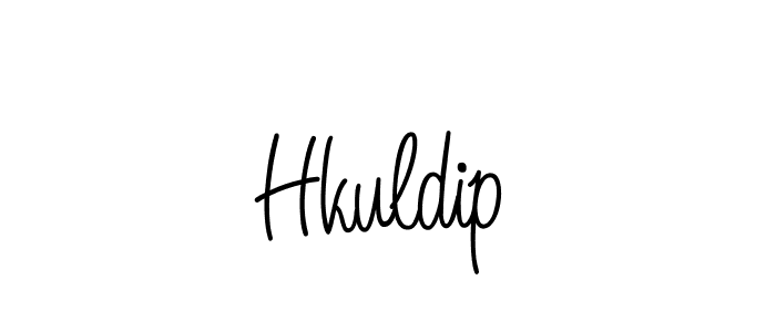 The best way (Angelique-Rose-font-FFP) to make a short signature is to pick only two or three words in your name. The name Hkuldip include a total of six letters. For converting this name. Hkuldip signature style 5 images and pictures png