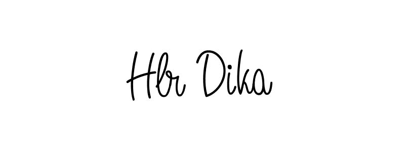 Make a beautiful signature design for name Hlr Dika. Use this online signature maker to create a handwritten signature for free. Hlr Dika signature style 5 images and pictures png