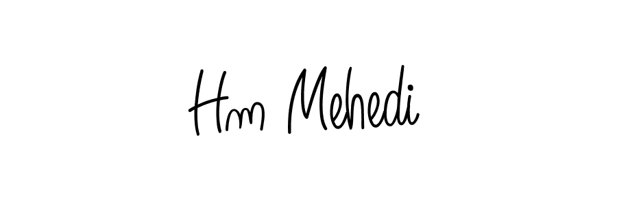 This is the best signature style for the Hm Mehedi name. Also you like these signature font (Angelique-Rose-font-FFP). Mix name signature. Hm Mehedi signature style 5 images and pictures png