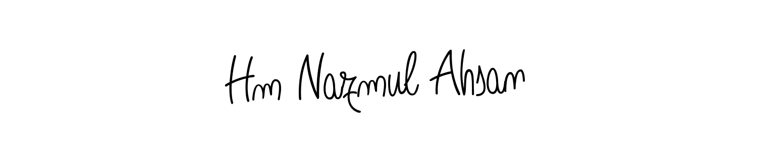 Check out images of Autograph of Hm Nazmul Ahsan name. Actor Hm Nazmul Ahsan Signature Style. Angelique-Rose-font-FFP is a professional sign style online. Hm Nazmul Ahsan signature style 5 images and pictures png