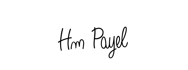 Best and Professional Signature Style for Hm Payel. Angelique-Rose-font-FFP Best Signature Style Collection. Hm Payel signature style 5 images and pictures png