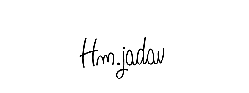 This is the best signature style for the Hm.jadav name. Also you like these signature font (Angelique-Rose-font-FFP). Mix name signature. Hm.jadav signature style 5 images and pictures png