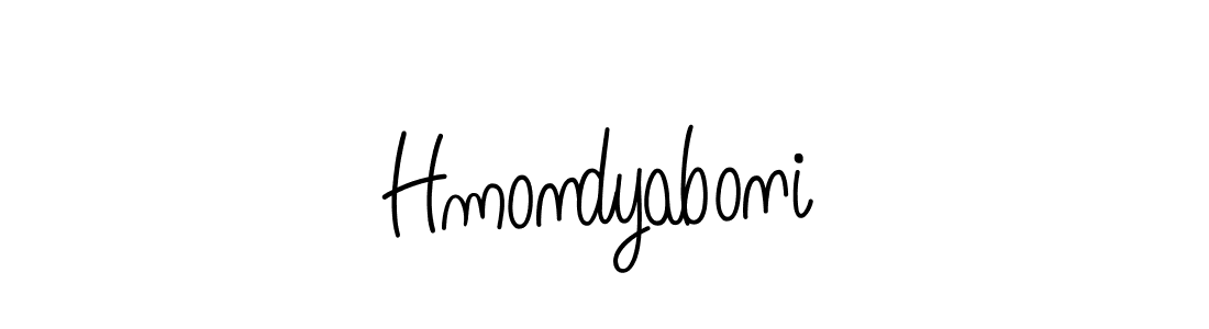 The best way (Angelique-Rose-font-FFP) to make a short signature is to pick only two or three words in your name. The name Hmondyaboni include a total of six letters. For converting this name. Hmondyaboni signature style 5 images and pictures png