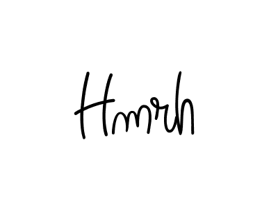 Make a beautiful signature design for name Hmrh. With this signature (Angelique-Rose-font-FFP) style, you can create a handwritten signature for free. Hmrh signature style 5 images and pictures png