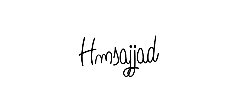 How to make Hmsajjad signature? Angelique-Rose-font-FFP is a professional autograph style. Create handwritten signature for Hmsajjad name. Hmsajjad signature style 5 images and pictures png