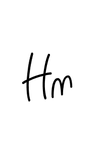 Make a beautiful signature design for name Hn. Use this online signature maker to create a handwritten signature for free. Hn signature style 5 images and pictures png