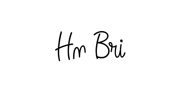 Also we have Hn Bri name is the best signature style. Create professional handwritten signature collection using Angelique-Rose-font-FFP autograph style. Hn Bri signature style 5 images and pictures png