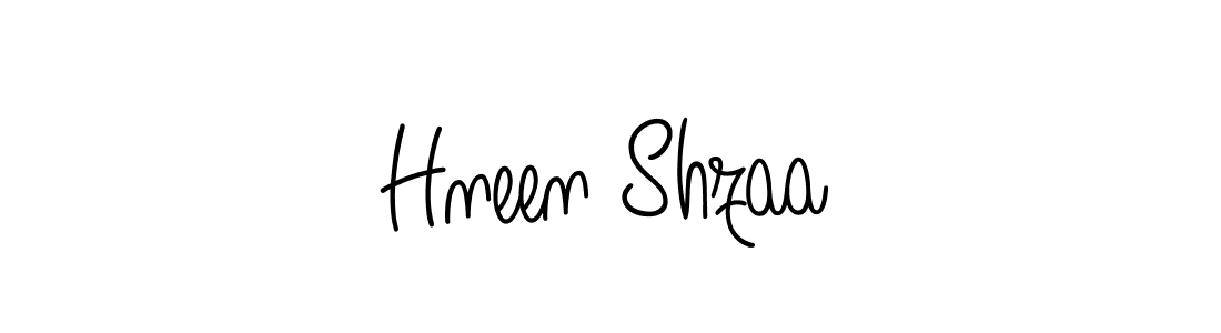 Also we have Hneen Shzaa name is the best signature style. Create professional handwritten signature collection using Angelique-Rose-font-FFP autograph style. Hneen Shzaa signature style 5 images and pictures png
