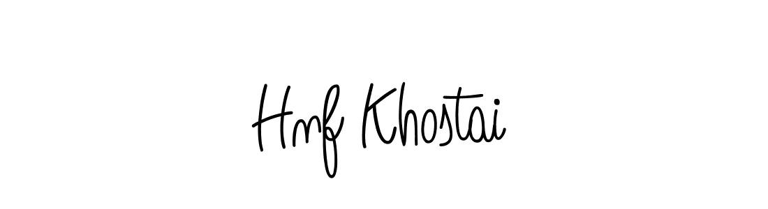 Also You can easily find your signature by using the search form. We will create Hnf Khostai name handwritten signature images for you free of cost using Angelique-Rose-font-FFP sign style. Hnf Khostai signature style 5 images and pictures png