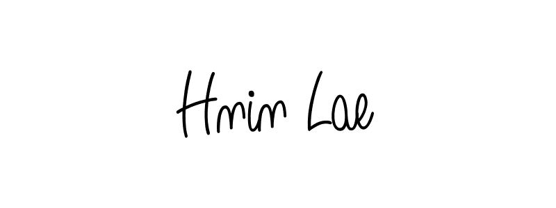 Also we have Hnin Lae name is the best signature style. Create professional handwritten signature collection using Angelique-Rose-font-FFP autograph style. Hnin Lae signature style 5 images and pictures png