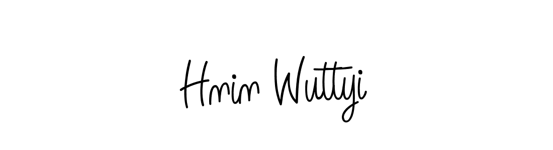 Make a beautiful signature design for name Hnin Wuttyi. Use this online signature maker to create a handwritten signature for free. Hnin Wuttyi signature style 5 images and pictures png