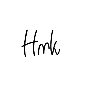 Also we have Hnk name is the best signature style. Create professional handwritten signature collection using Angelique-Rose-font-FFP autograph style. Hnk signature style 5 images and pictures png