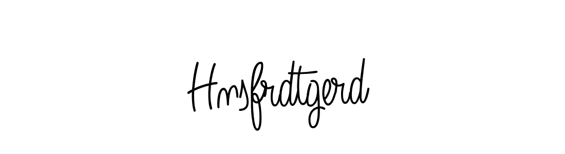Design your own signature with our free online signature maker. With this signature software, you can create a handwritten (Angelique-Rose-font-FFP) signature for name Hnsfrdtgerd. Hnsfrdtgerd signature style 5 images and pictures png