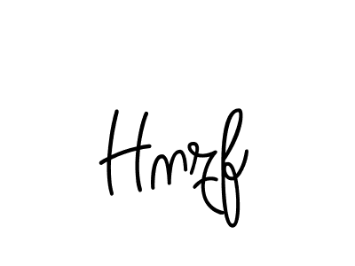 Hnzf stylish signature style. Best Handwritten Sign (Angelique-Rose-font-FFP) for my name. Handwritten Signature Collection Ideas for my name Hnzf. Hnzf signature style 5 images and pictures png
