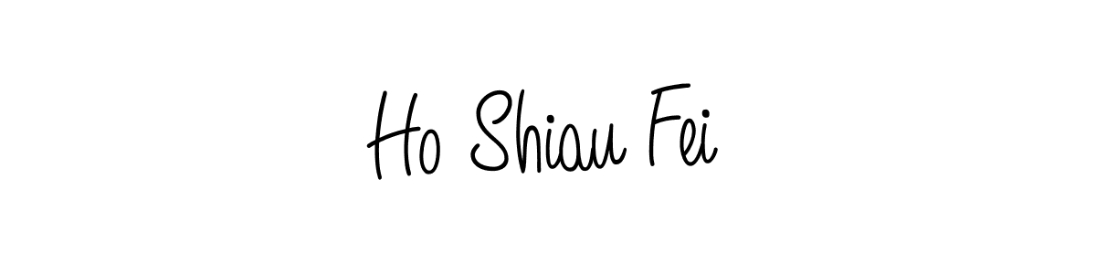 How to make Ho Shiau Fei signature? Angelique-Rose-font-FFP is a professional autograph style. Create handwritten signature for Ho Shiau Fei name. Ho Shiau Fei signature style 5 images and pictures png