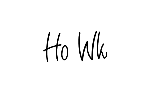 You can use this online signature creator to create a handwritten signature for the name Ho Wk. This is the best online autograph maker. Ho Wk signature style 5 images and pictures png