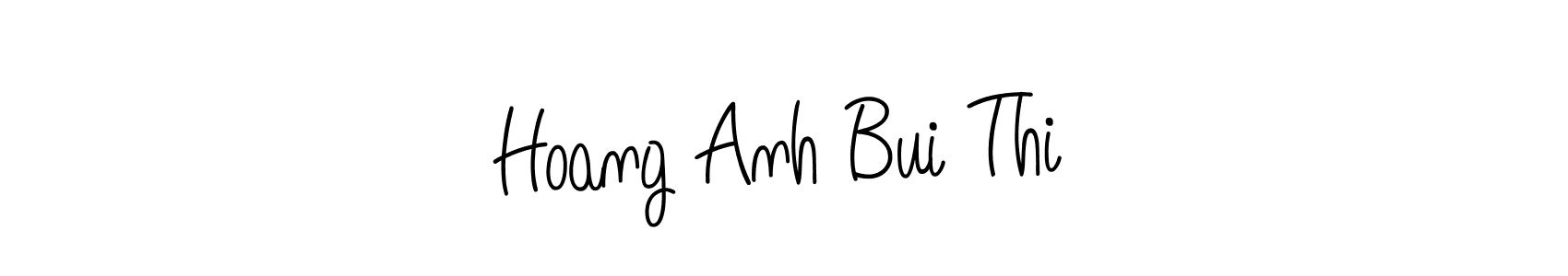 Angelique-Rose-font-FFP is a professional signature style that is perfect for those who want to add a touch of class to their signature. It is also a great choice for those who want to make their signature more unique. Get Hoang Anh Bui Thi name to fancy signature for free. Hoang Anh Bui Thi signature style 5 images and pictures png