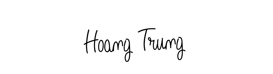 This is the best signature style for the Hoang Trung name. Also you like these signature font (Angelique-Rose-font-FFP). Mix name signature. Hoang Trung signature style 5 images and pictures png