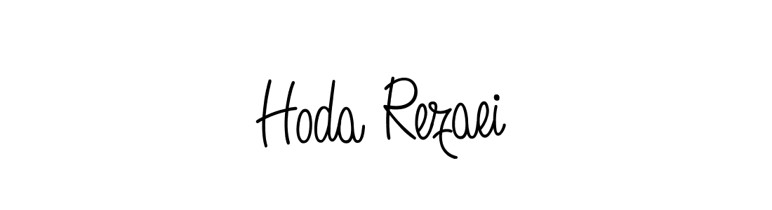 Create a beautiful signature design for name Hoda Rezaei. With this signature (Angelique-Rose-font-FFP) fonts, you can make a handwritten signature for free. Hoda Rezaei signature style 5 images and pictures png