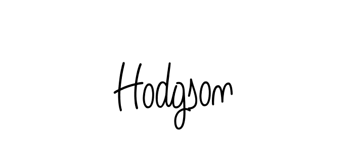 You should practise on your own different ways (Angelique-Rose-font-FFP) to write your name (Hodgson) in signature. don't let someone else do it for you. Hodgson signature style 5 images and pictures png