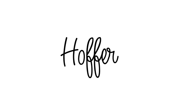 Create a beautiful signature design for name Hoffer. With this signature (Angelique-Rose-font-FFP) fonts, you can make a handwritten signature for free. Hoffer signature style 5 images and pictures png