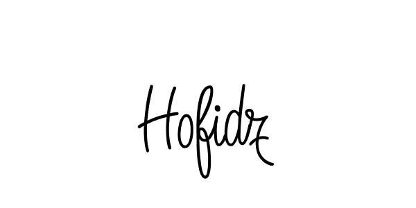 The best way (Angelique-Rose-font-FFP) to make a short signature is to pick only two or three words in your name. The name Hofidz include a total of six letters. For converting this name. Hofidz signature style 5 images and pictures png