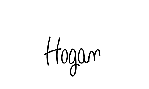 Make a beautiful signature design for name Hogan. With this signature (Angelique-Rose-font-FFP) style, you can create a handwritten signature for free. Hogan signature style 5 images and pictures png