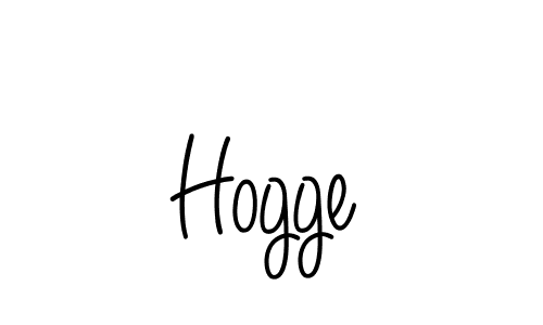 Design your own signature with our free online signature maker. With this signature software, you can create a handwritten (Angelique-Rose-font-FFP) signature for name Hogge. Hogge signature style 5 images and pictures png