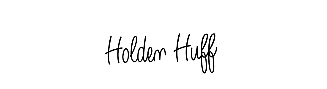 Design your own signature with our free online signature maker. With this signature software, you can create a handwritten (Angelique-Rose-font-FFP) signature for name Holden Huff. Holden Huff signature style 5 images and pictures png